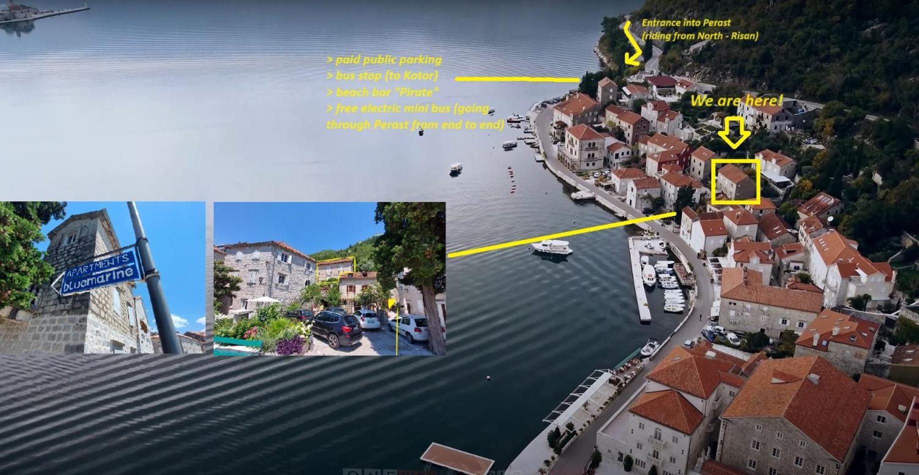 Bluemarine Rooms & Apartments Perast Exteriér fotografie